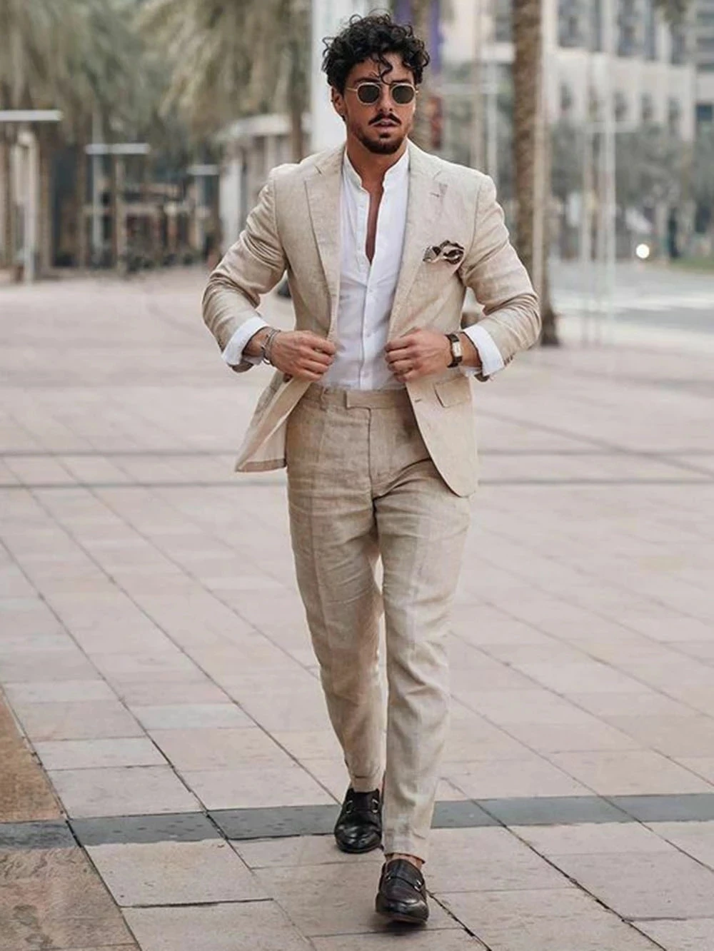 Men Formal Wear For Summer - Completo Estivo da Uomo in Lino