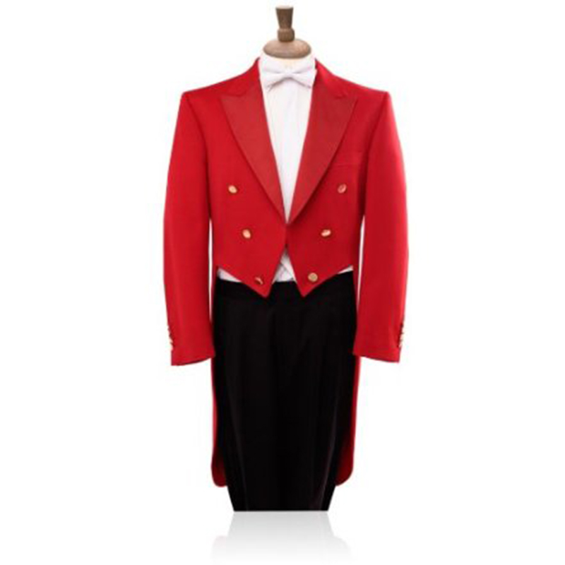 Men Formal Wear Red - Collezione di frac da smoking rosso