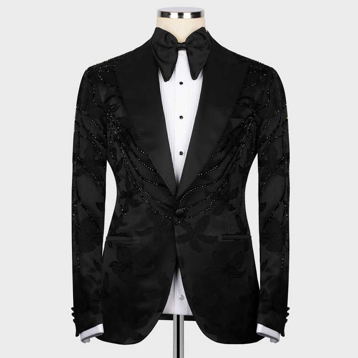 Men Formal Wear With Coat - Abito da festa Sfilata di moda