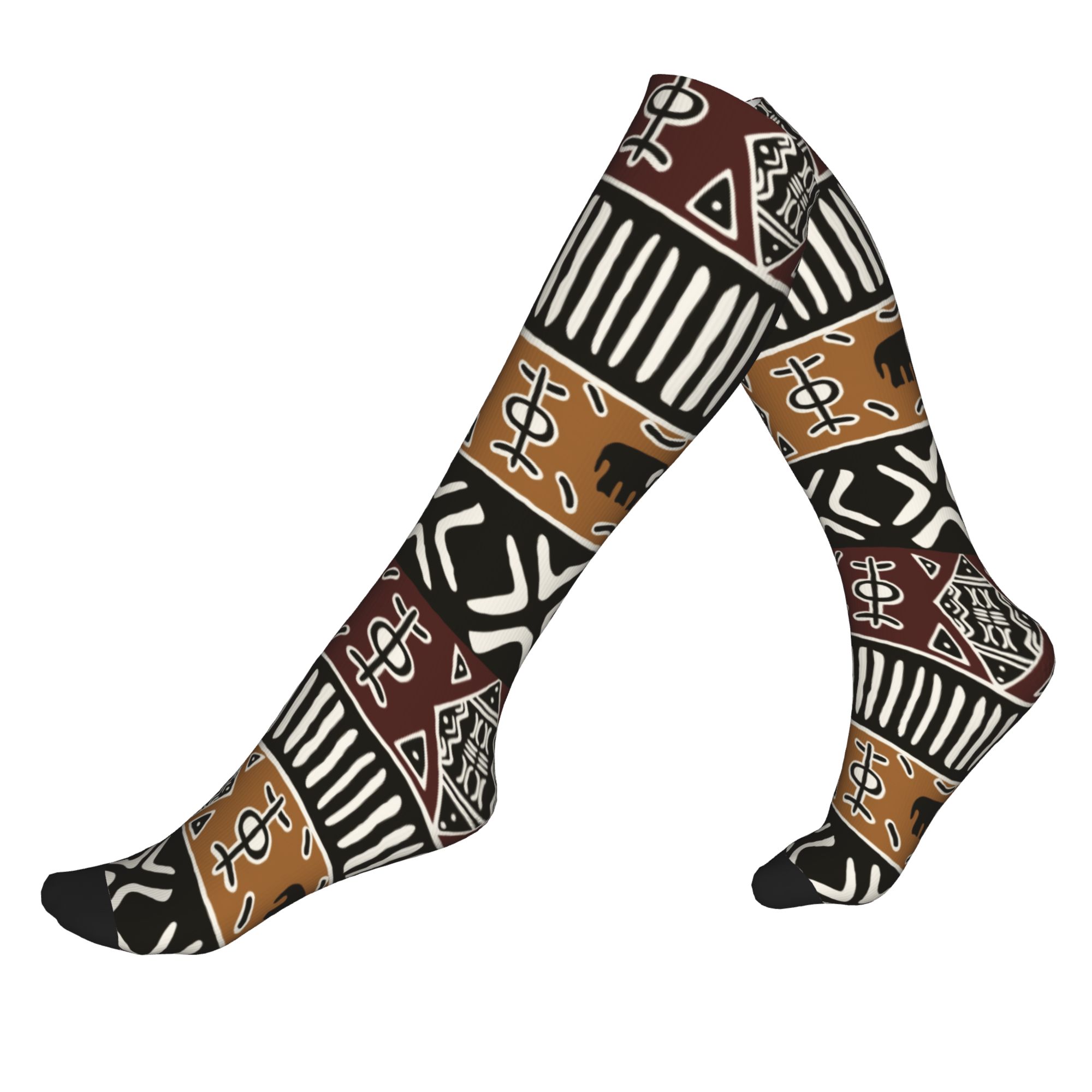Men'S Ethnic & Formal Designer Wear Studio S - Calze Etniche Africane Tradizionali con Motivi