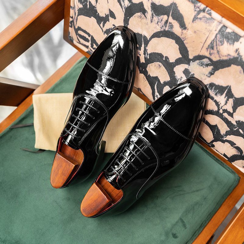 Men Formal Wear Red - Scarpe in Pelle Oxford da Uomo
