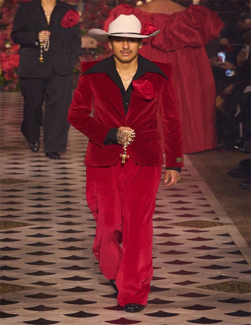 Men Formal Wear Red - Abiti da uomo rossi Set 2