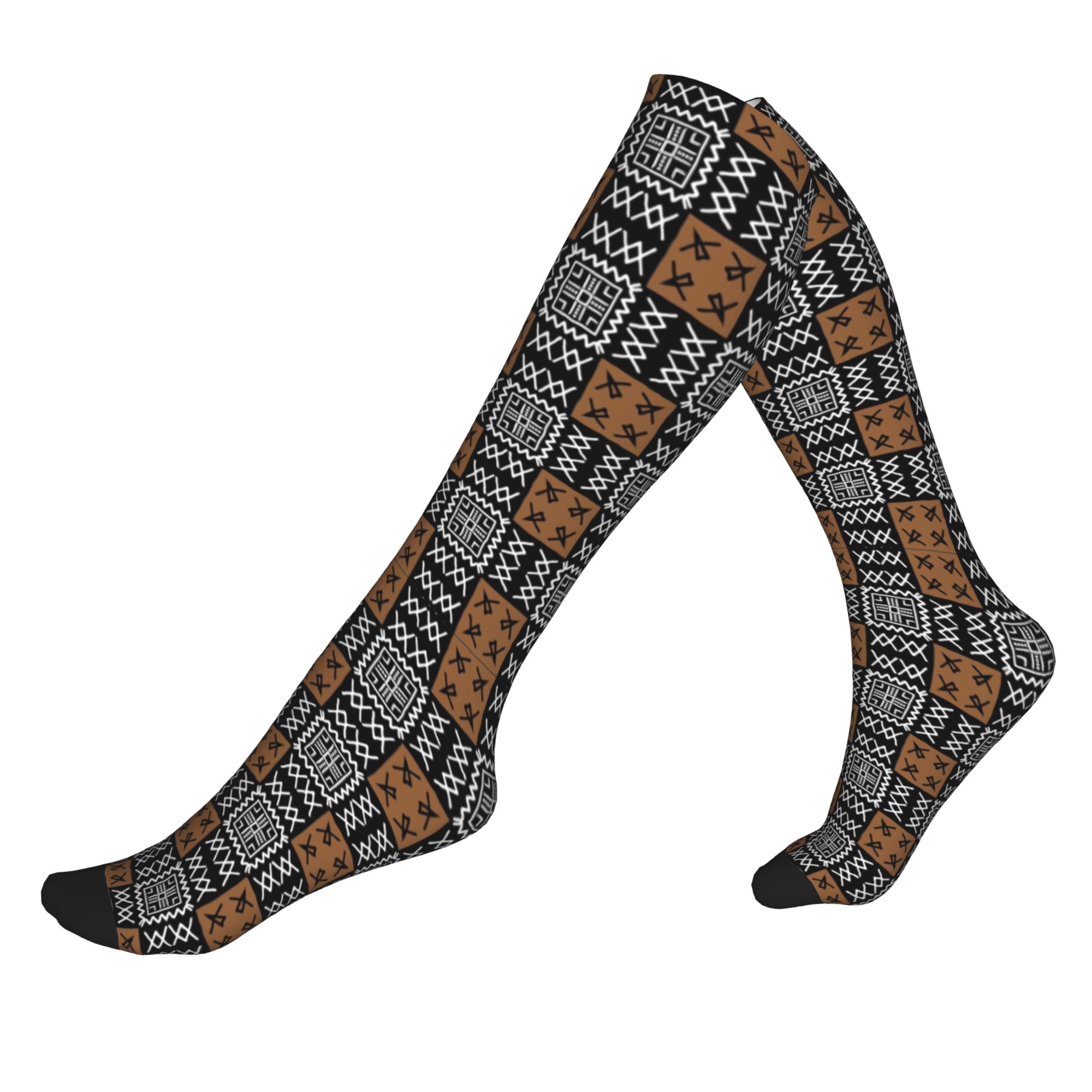 Men'S Ethnic & Formal Designer Wear Studio S - Divertenti calzini africani in tessuto Mud