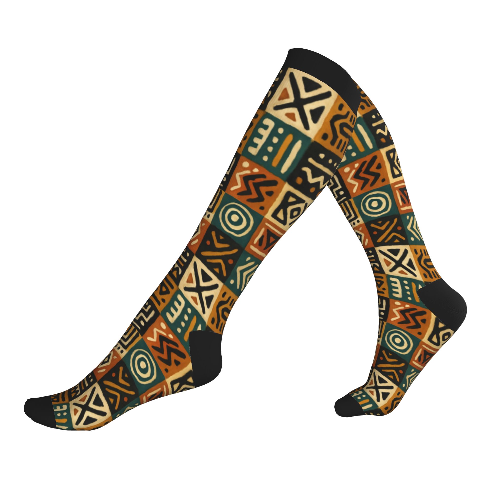 Men'S Ethnic & Formal Designer Wear Studio S - Calze a Compressione Sportive da Uomo