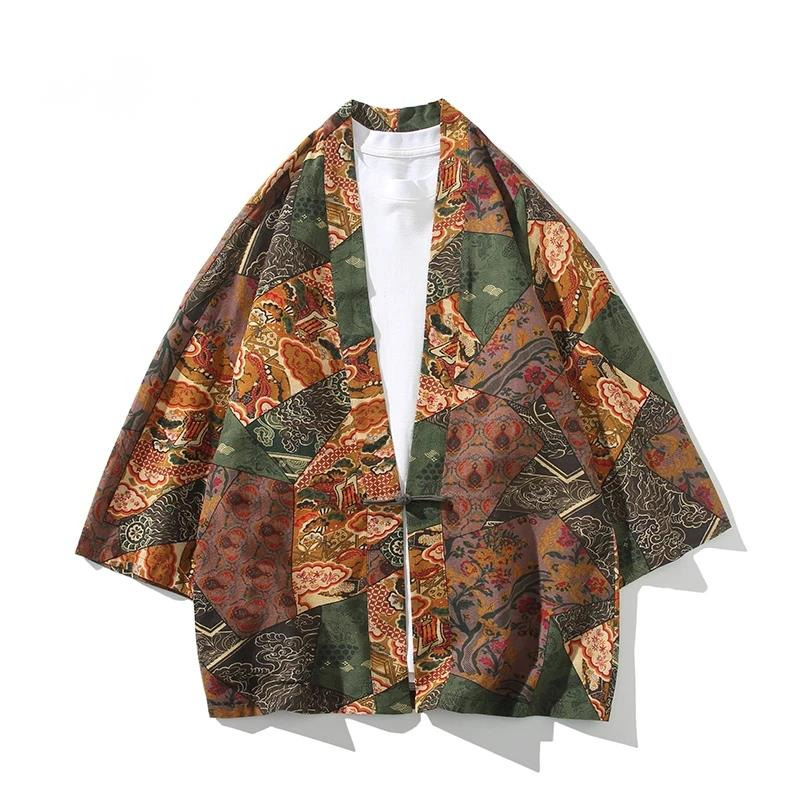 Men'S Ethnic & Formal Designer Wear Studio S - Stampa stile etnico Yukata Uomo Donna