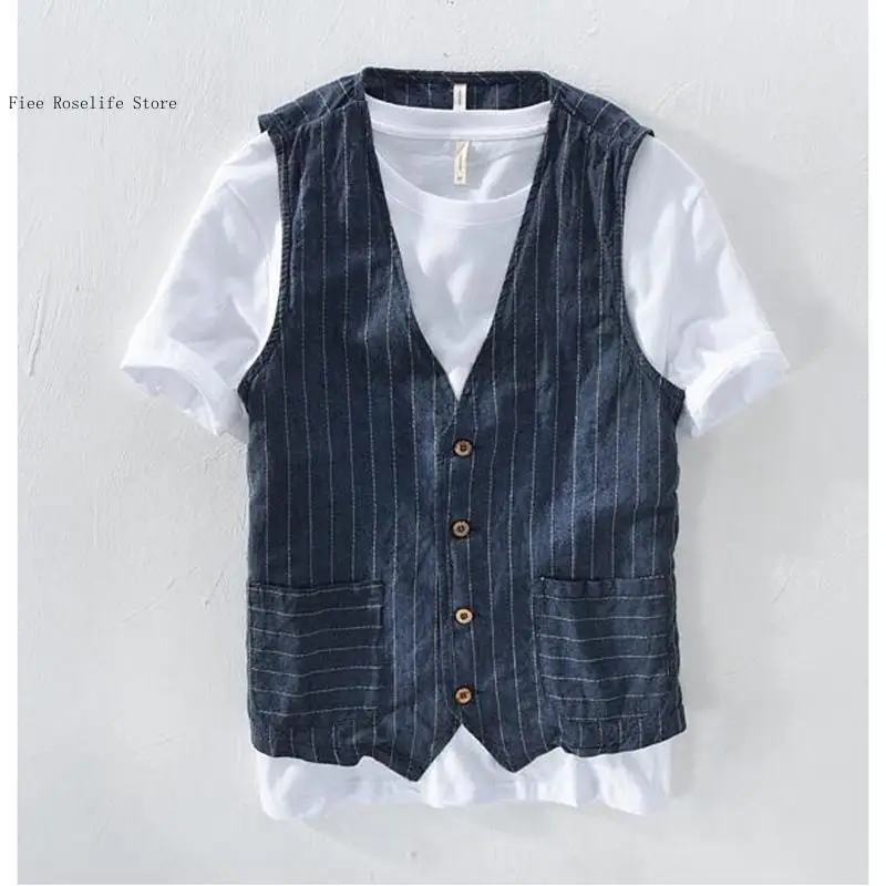 Gilet Casual Britannico in Lin - Men Formal Wear For Summer recensione e prezzo