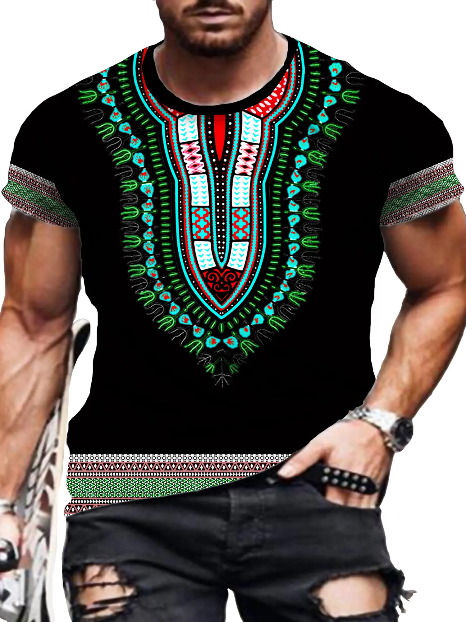T-shirt da uomo casual T-shirt - Men'S Ethnic & Formal Designer Wear Studio S recensione e prezzo
