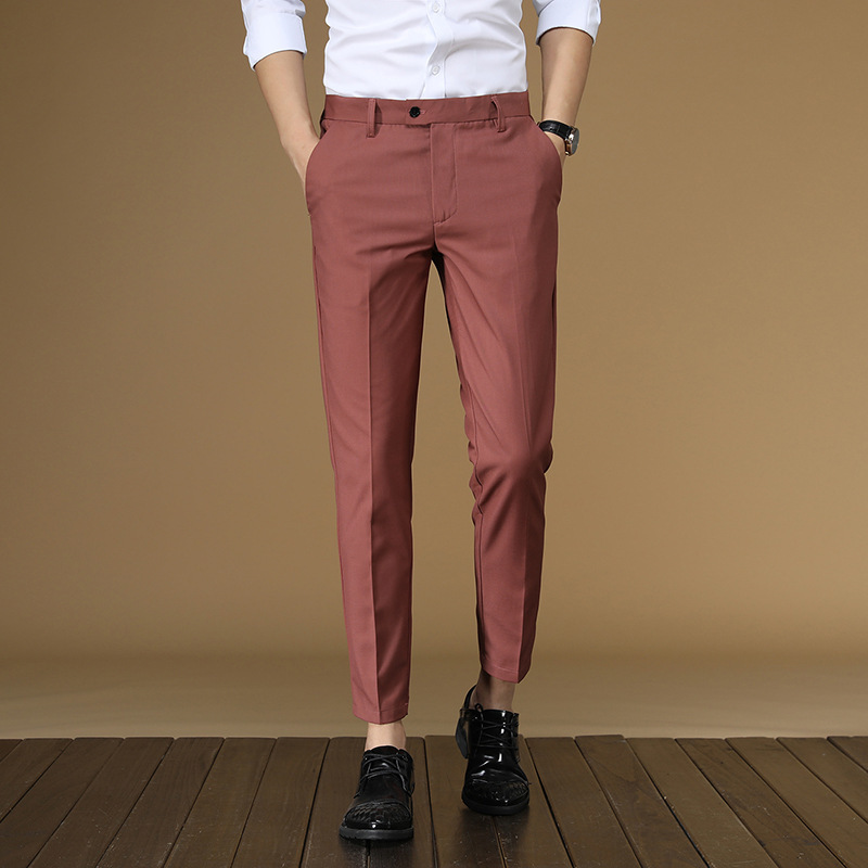 Pantaloni da abito estivi da u - Men Formal Wear Red recensione e prezzo