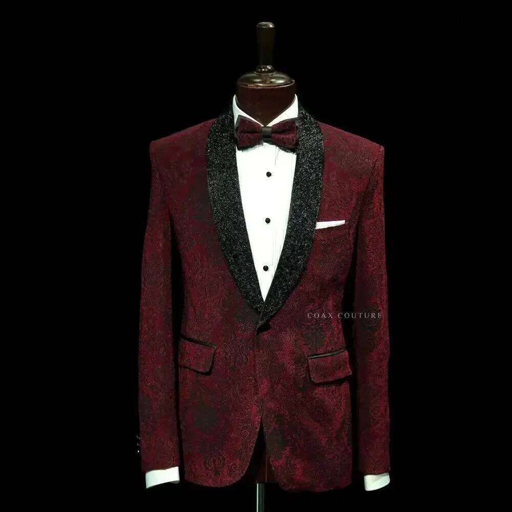 Completo Formale da Uomo Rosso - Men Formal Wear Red recensione e prezzo
