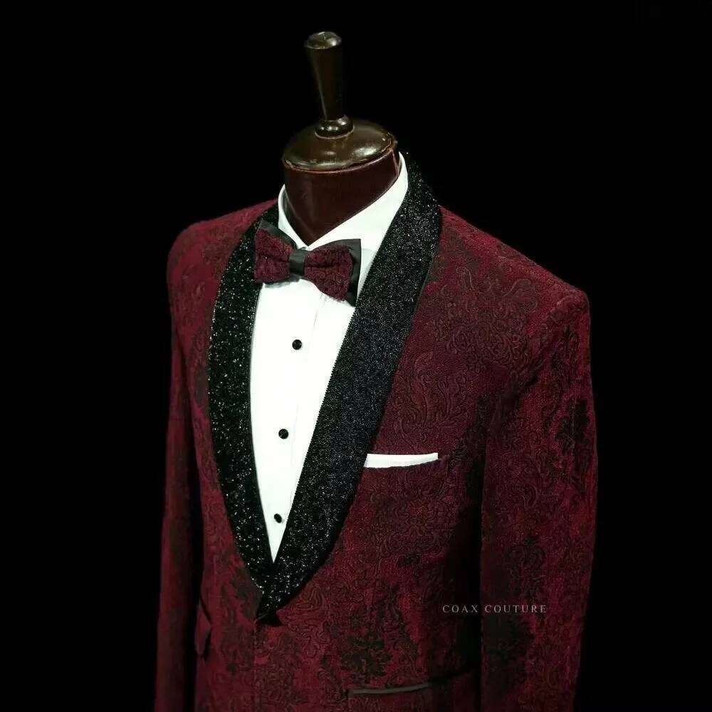 Completo Formale da Uomo Rosso - Men Formal Wear Red recensione e prezzo