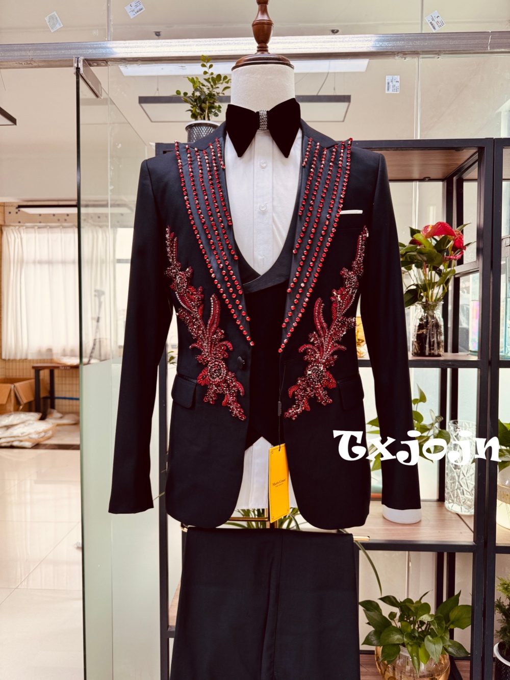Nuovo completo da uomo rosso c - Men Formal Wear Red recensione e prezzo