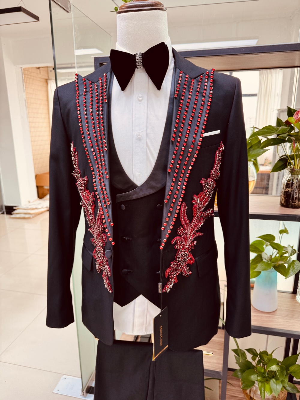 Nuovo completo da uomo rosso c - Men Formal Wear Red recensione e prezzo