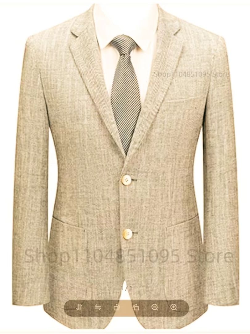 Blazer da Uomo Slim Fit in Lin - Men Formal Wear For Summer recensione e prezzo