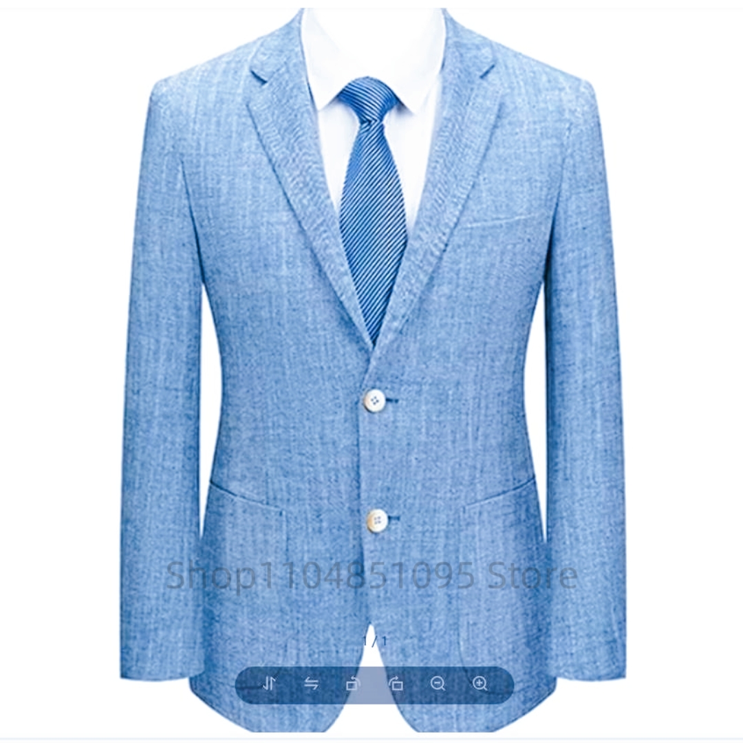 Blazer da Uomo Slim Fit in Lin - Men Formal Wear For Summer recensione e prezzo