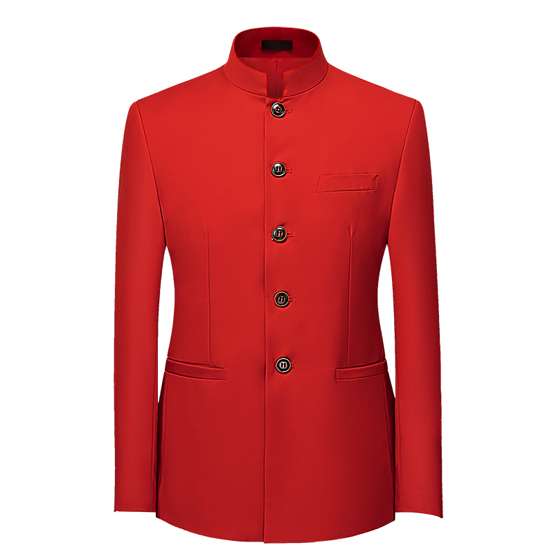 Giacca da Uomo Stile Cinese a  - Men Formal Wear Red recensione e prezzo