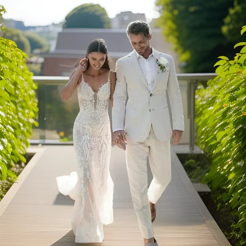 Smoking da sposa in lino per u - Men Formal Wear For Summer recensione e prezzo