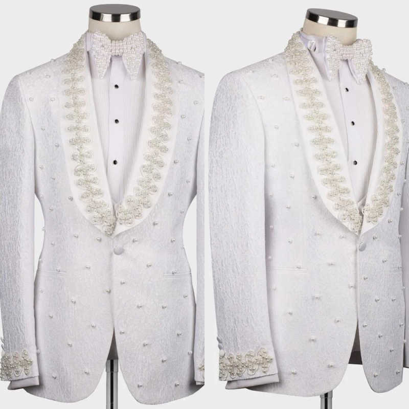Abiti da Sposo Bianchi in Coto - Men Formal Wear With Coat recensione e prezzo