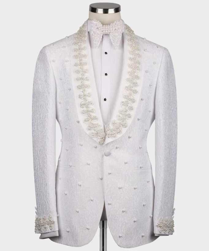 Abiti da Sposo Bianchi in Coto - Men Formal Wear With Coat recensione e prezzo