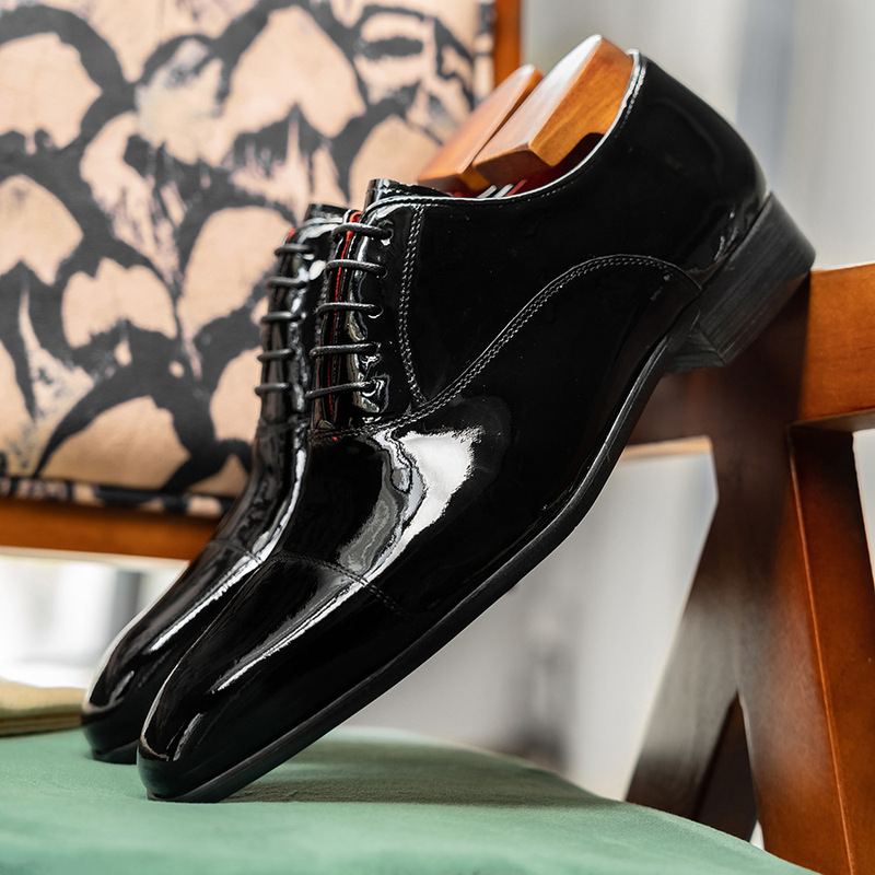 Scarpe in Pelle Oxford da Uomo - Men Formal Wear Red recensione e prezzo