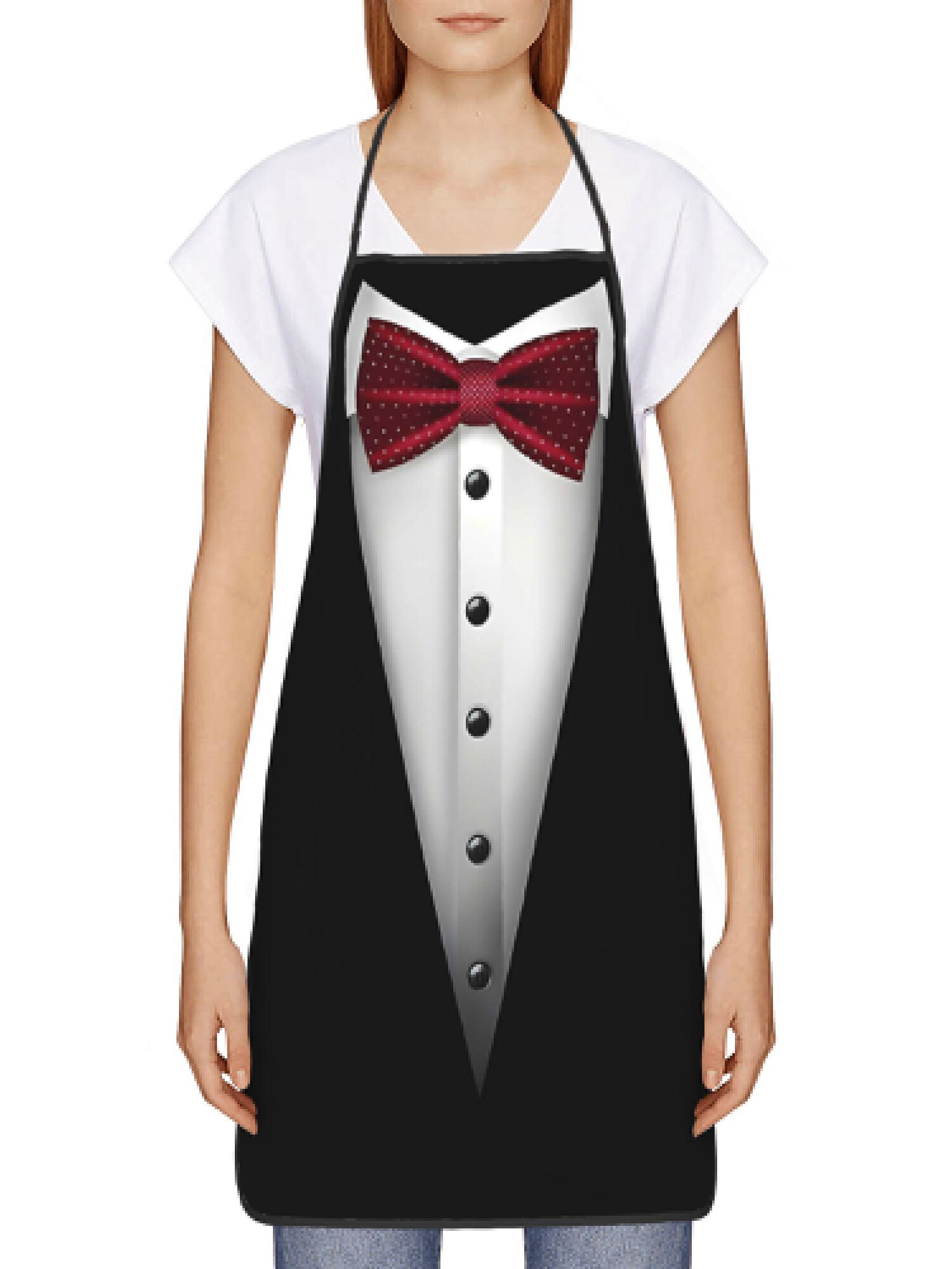 Grembiule da cuoco rosso con p - Men Formal Wear Red recensione e prezzo